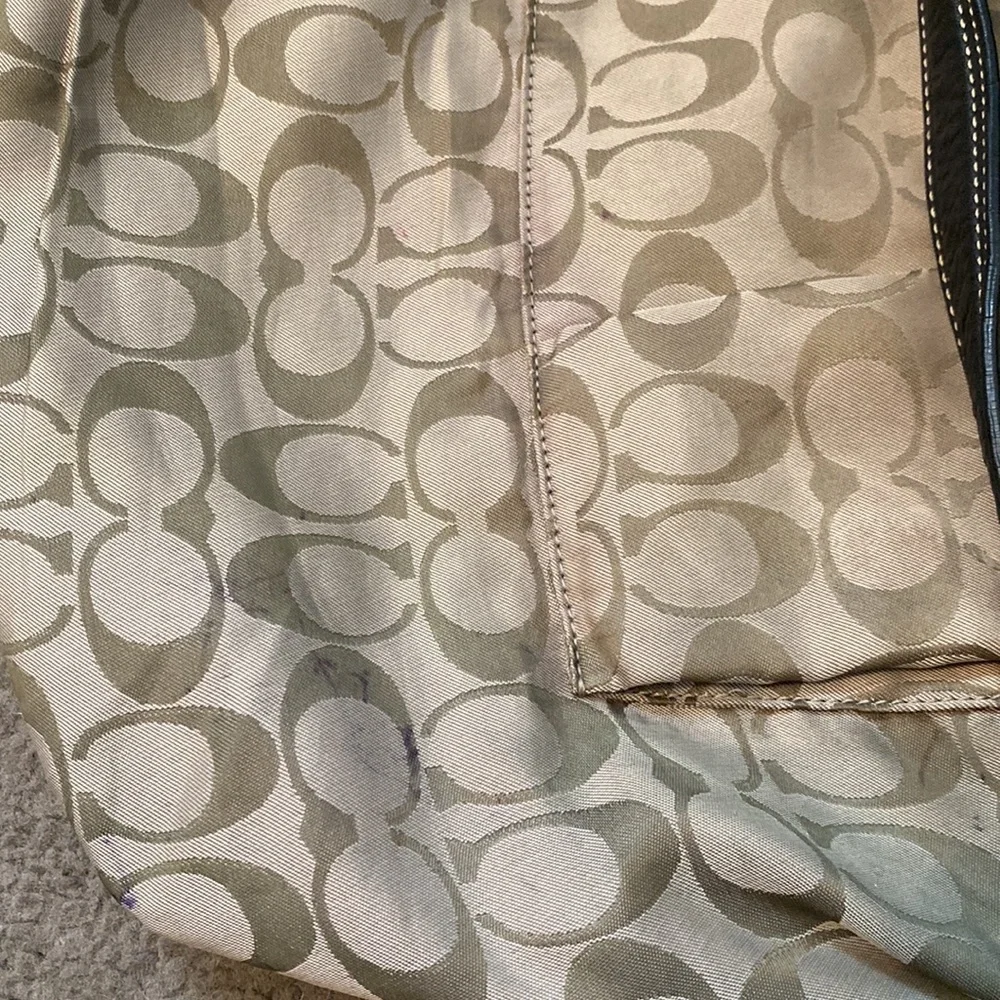 Coach Black Pebbled Leather Hobo Shoulder Bag